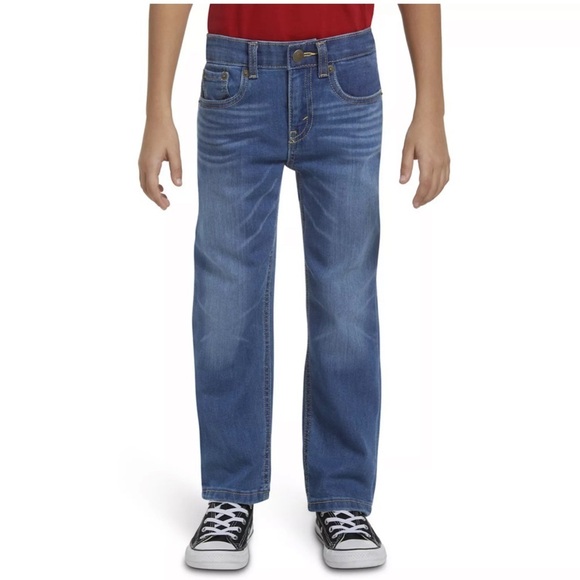 Levi’s 514 Straight Blue Boy’s Jeans New Without Tags - Picture 1 of 5